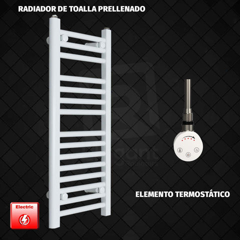 Radiador Toallero Eléctrico Blanco de 350 mm de Ancho